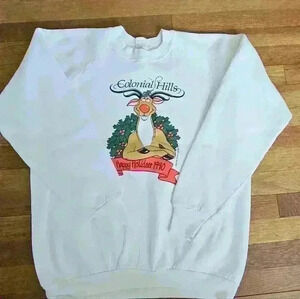 90s Vintage Holiday Crewneck